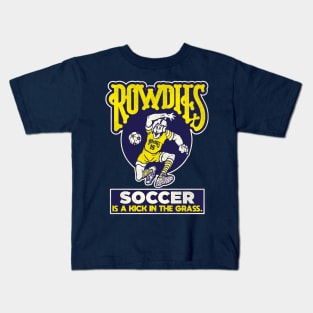 Defunct Tampa Bay Rowdies (Soccer is a Kick in the Grass) Kids T-Shirt